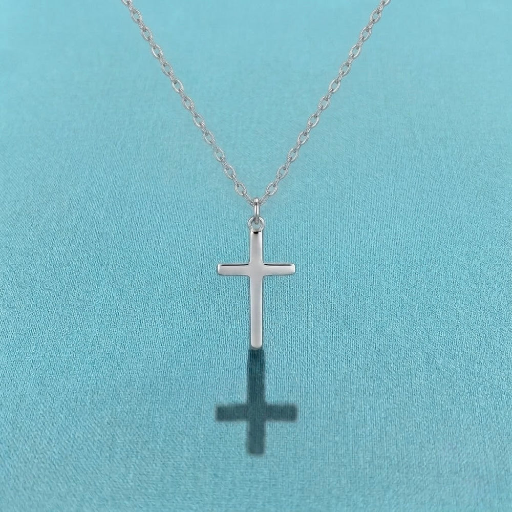 Collier croix HALINONE, Romains 8:1